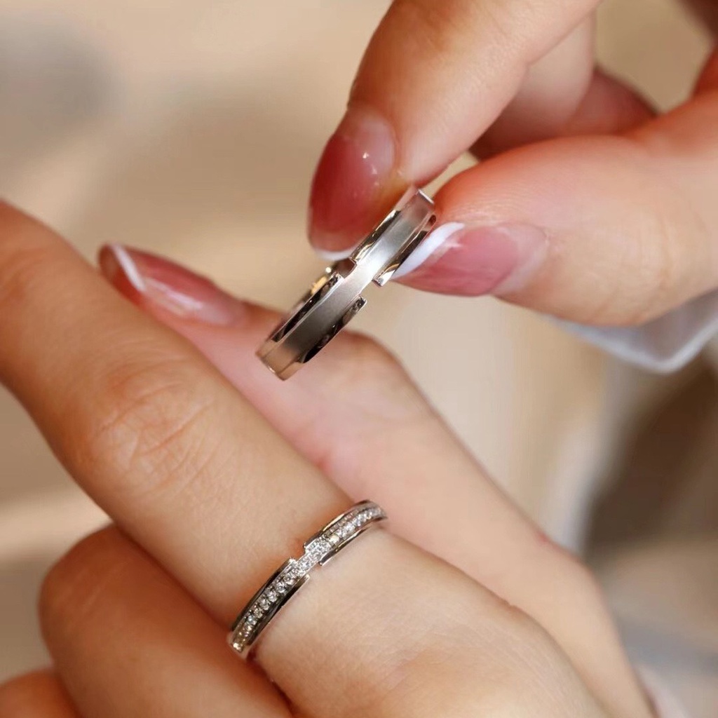 Nhẫn Đôi Bạc Dreamsilver, Nhẫn Cặp Happiness Chỉnh Được Size ND024