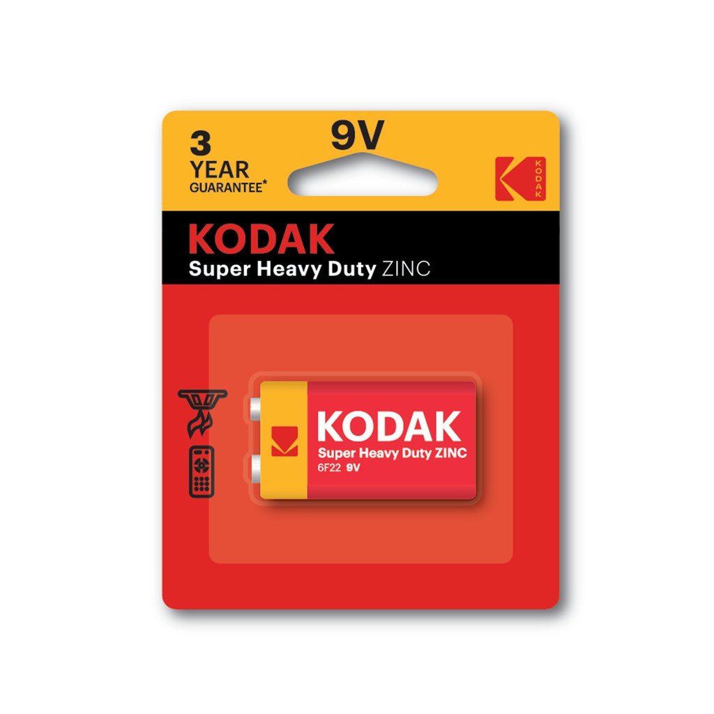 Pin Vuông Kodak 9V A Uncle Bills IB0159 - Hàng Nhập Khẩu