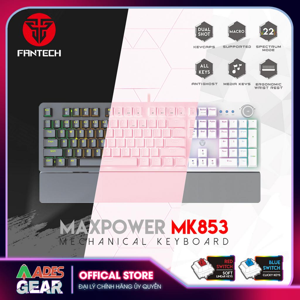 ✔️ Bàn Phím Cơ Gaming FANTECH MK853 MAXPOWER ✔️ Sử dụng Outemu Blue/Red Switch  ✔️ BẢO HÀNH 12 THÁNG