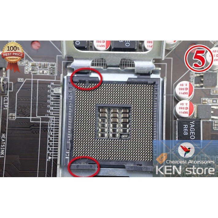 Miếng dán chuyển cpu socket 771 thành socket 775, chuyển chân cpu