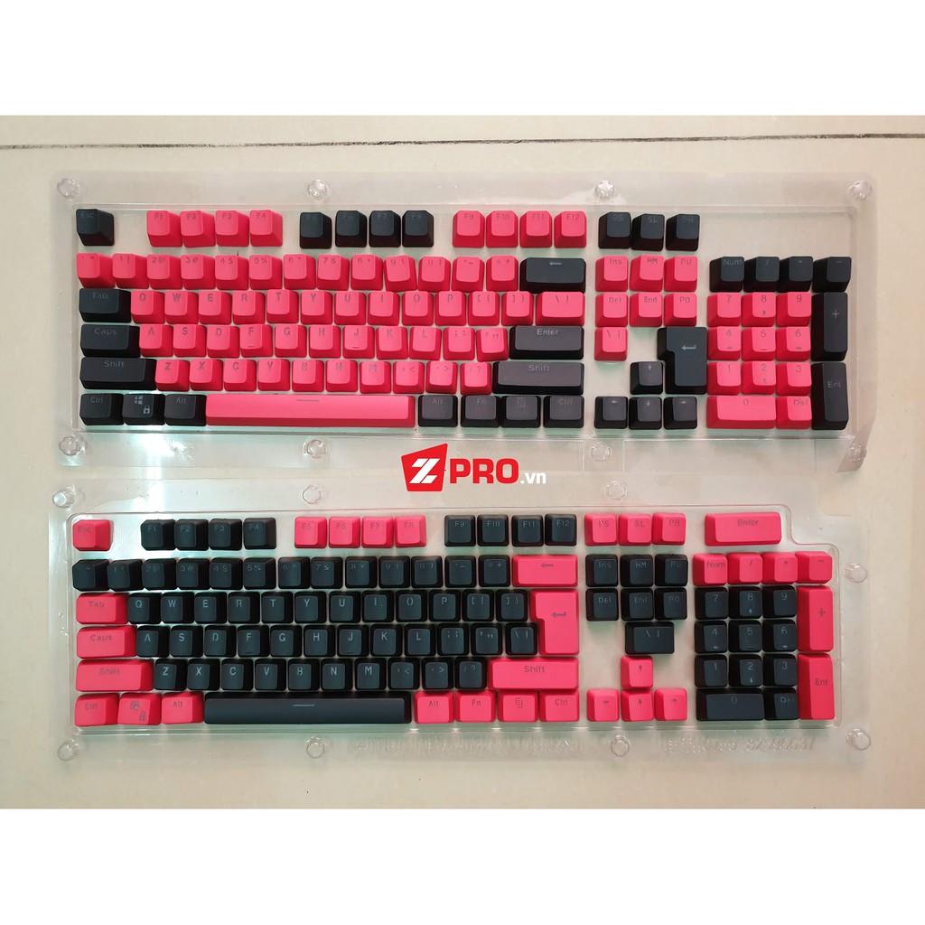 Keycap PBT Xuyên Led 104 Phím Dùng cho Bàn phím cơ (706)