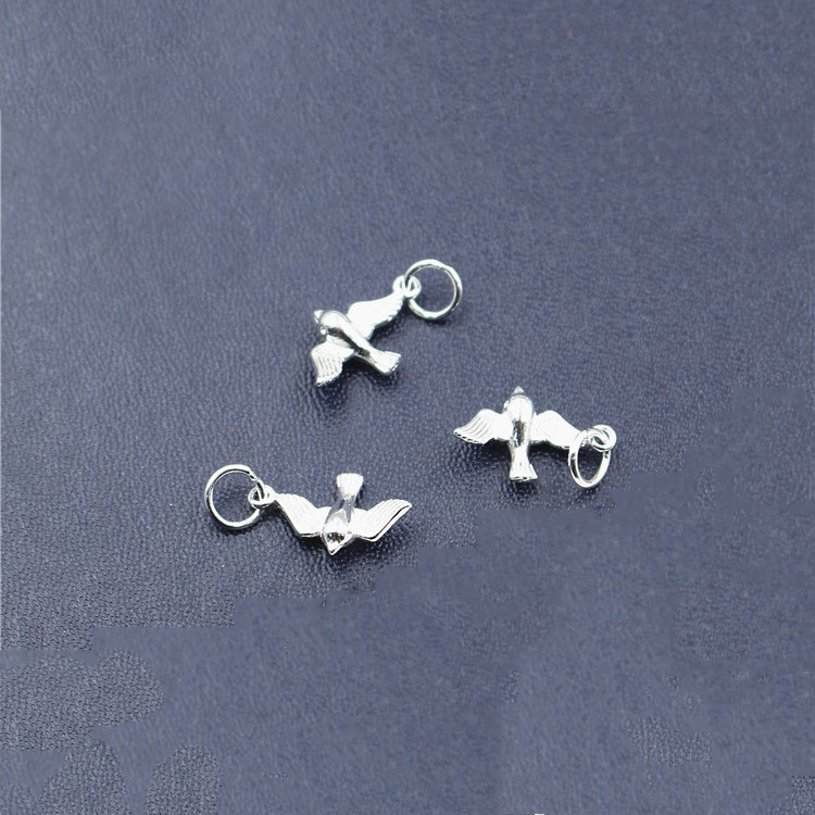 Charm bạc móc treo hình chim én - Charm bạc 925 - Mã CB560