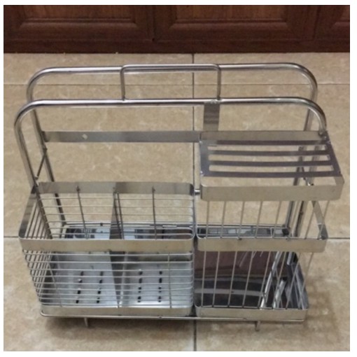 [ĐẸP - KHÔNG GỈ SÉT] Kệ để dao thớt inox xịn sò và các lựa chọn tiện dụng khác