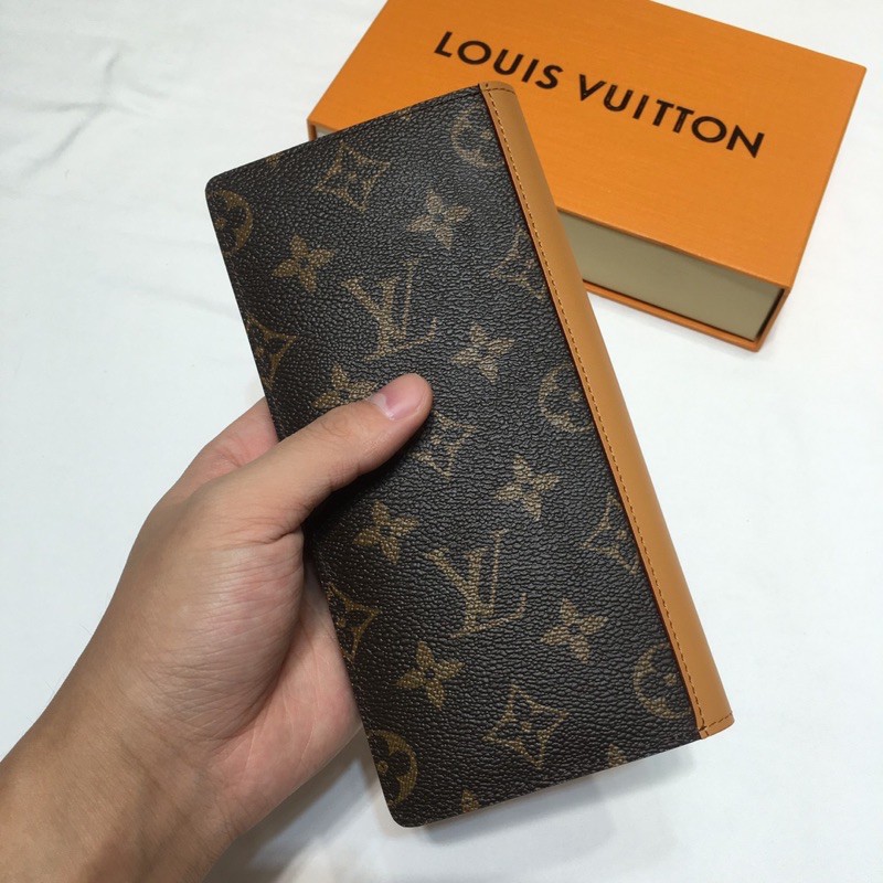 Ví dài dáng gập cho nam Louis Vuitton LV da thật cao cấp mẫu mới nhất 2021