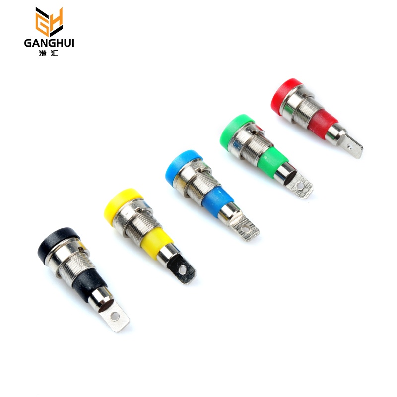 Ổ Cắm Bắp Chuối Bằng Đồng Nguyên Chất 4mm 24a m4 * 28