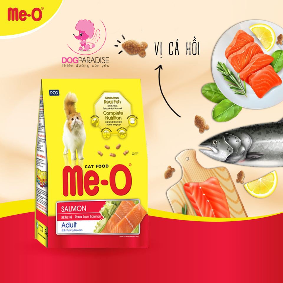 Thức ăn cho Mèo trưởng thành Me-O 1,1kg - Vị Cá Hồi , Me-o Salmon