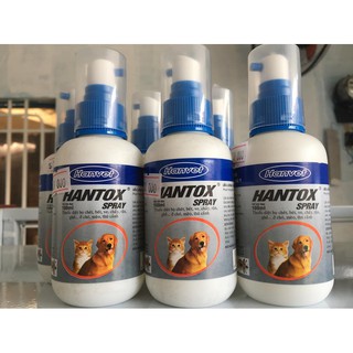Thuốc xịt ve, ghẻ, rận chó mèo Hantox Spray
