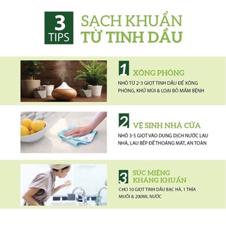 10ml Tinh Dầu Sả Chanh Milaganics