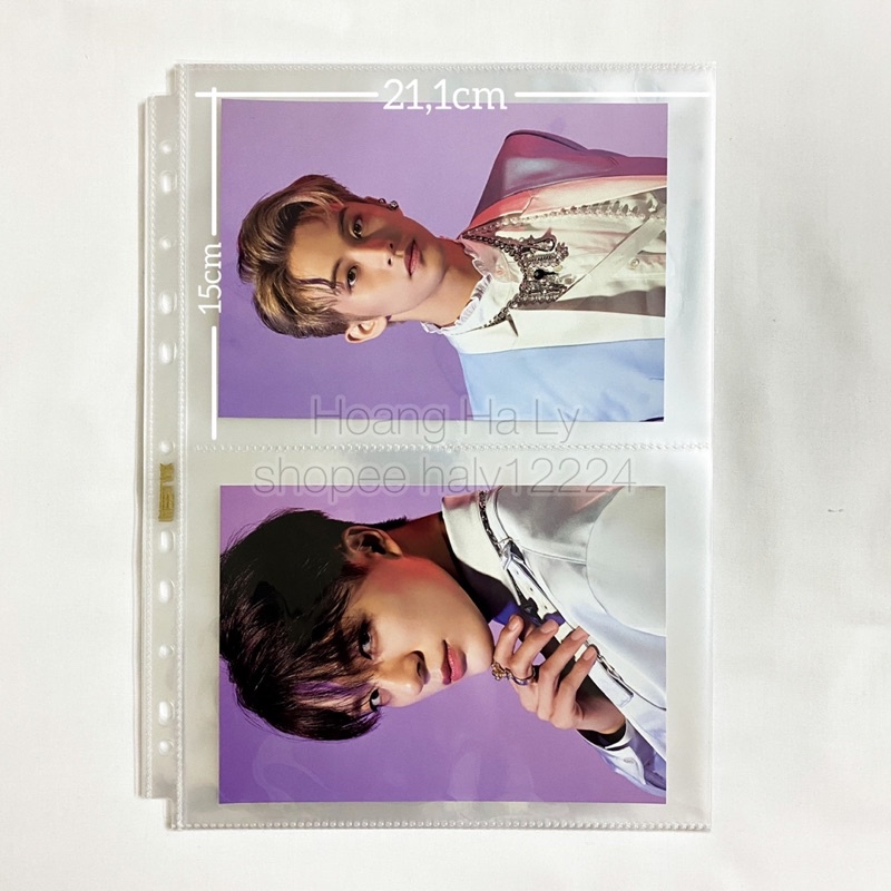 SHEET MEET ĐỰNG CARD/BÀI 2 Ô SIZE A4