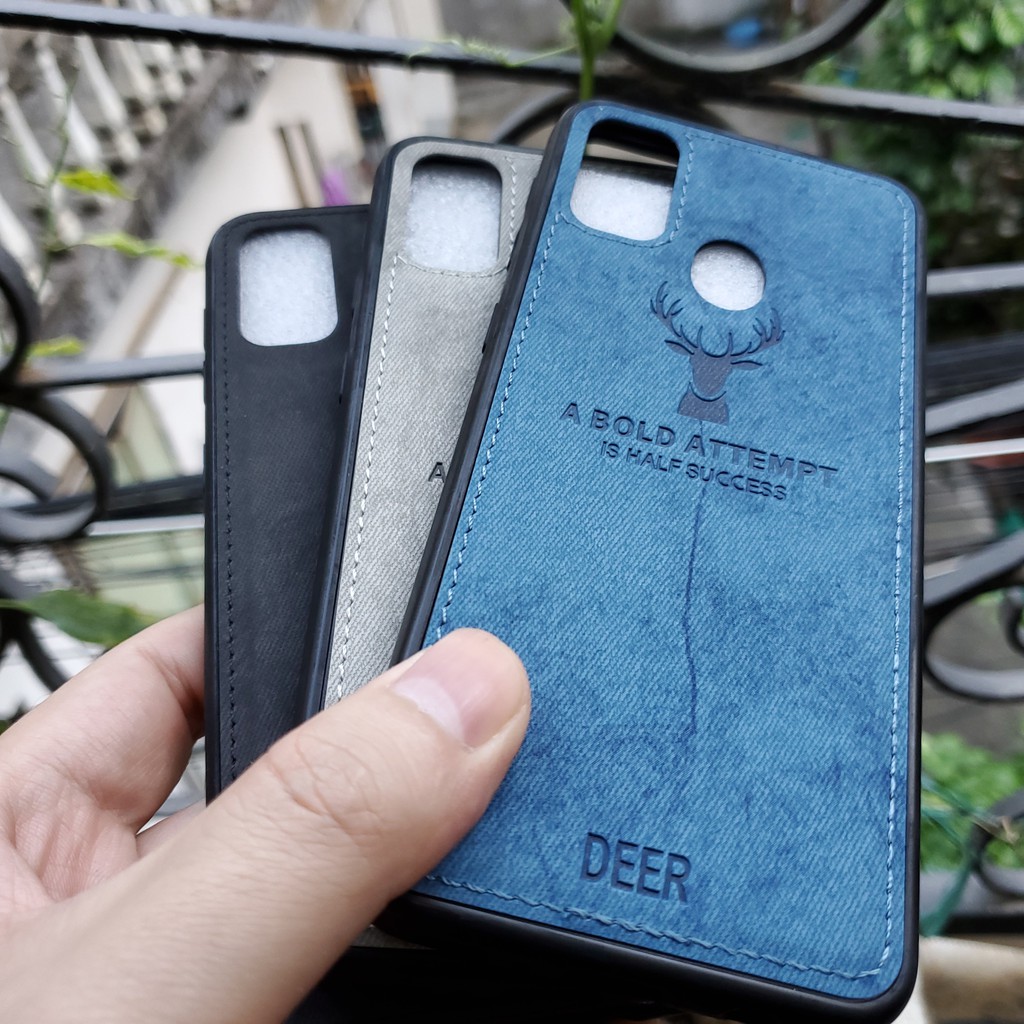 Ốp lưng Samsung M30s FREESHIP Từ 50k chống sốc vải đầu hươu cao cấp