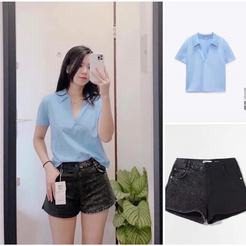 💥Chính hãng💥 ÁO PHÔNG ZARA VỢT SALE cổ chữ V giá rẻ