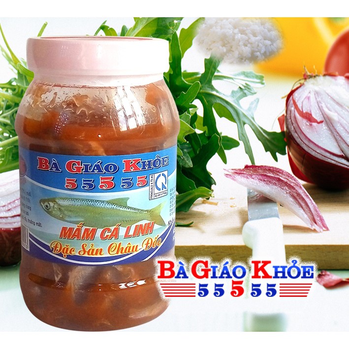 Mắm cá linh Bà Giáo Khỏe 55555 hũ 500gr - Châu Đốc