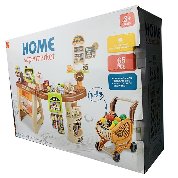 QUẦY BÁN HÀNG SIÊU THỊ 65 CHI TIẾT HOME SUPERMARKET E0213 - ĐỒ CHƠI TRẺ EM