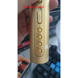 Micro karaoke Bluetooth SD 08 HÀNG CHUẨN Ạ (2 màu vàng và đen )