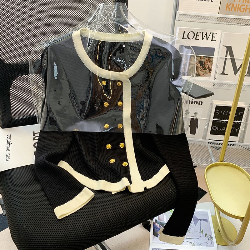 Áo Dệt Kim Dáng Ngắn Cỡ Lớn Phong Cách Phương Tây Thời Trang Cho Nữ