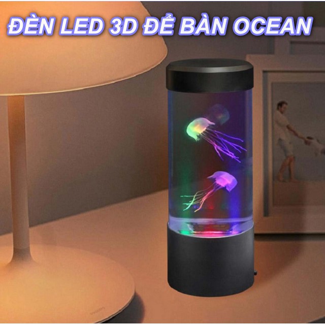 ĐÈN LED 3D ĐỂ BÀN OCEAN - Home and Garden