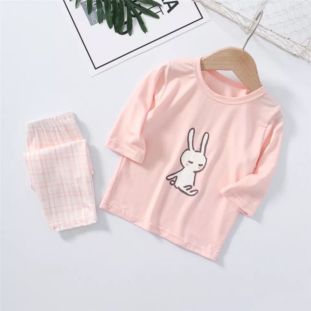 [Mã FASHIONXANH194 giảm 100% đơn 50K] Bộ điều hòa bé gái HC Kids TBKS108 mềm mại, thấm hút tốt