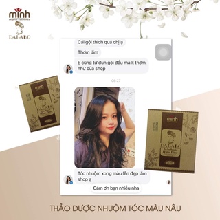 [HÀNG VIỆT NAM TỰ NHIÊN] BỘT LÁ - NHUỘM TÓC + PHỦ BẠC TỪ THẢO DƯỢC (MÀU NÂU)