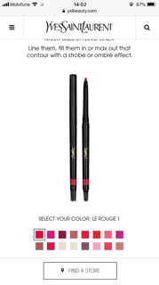 Chì kẻ viền môi YSL