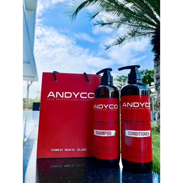 Dầu gội cặp dưỡng sinh cao cấp Andyco mùi hương nước hoa
