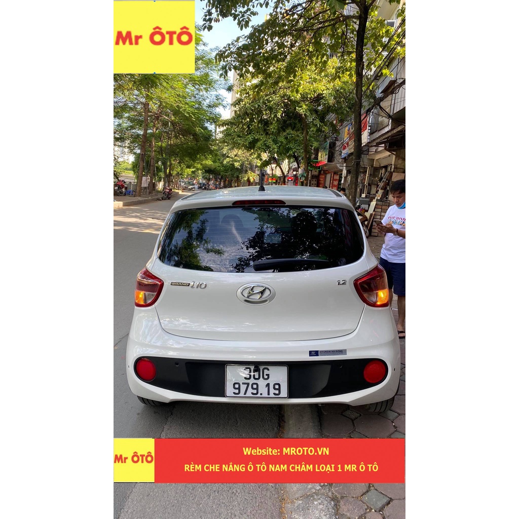 Rèm Che Nắng Xe Hyundai I10 Hatback  2012-2020 chống UV Hàng Loại 1 Mr Ô Tô -Bảo Hành 2 Năm