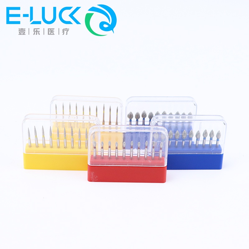 Hộp 10 Mũi Khoan Làm Móng Tay Tốc Độ Cao Chuyên Dụng
