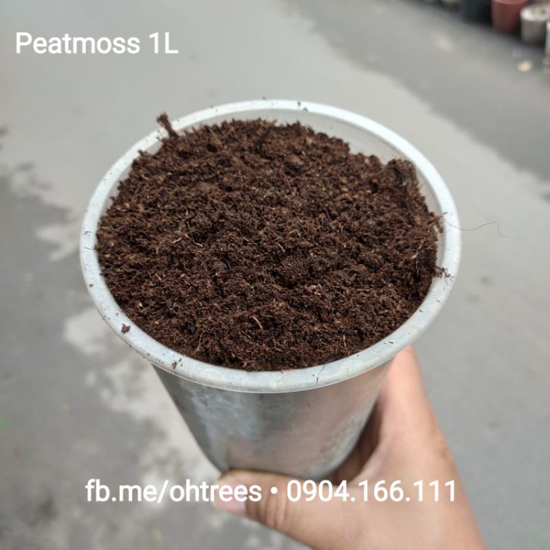 Peatmoss - Mùn rêu mục nhập khẩu 01 lít