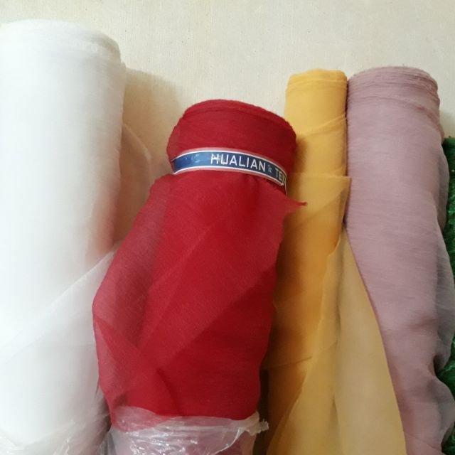 Vải voan xốp