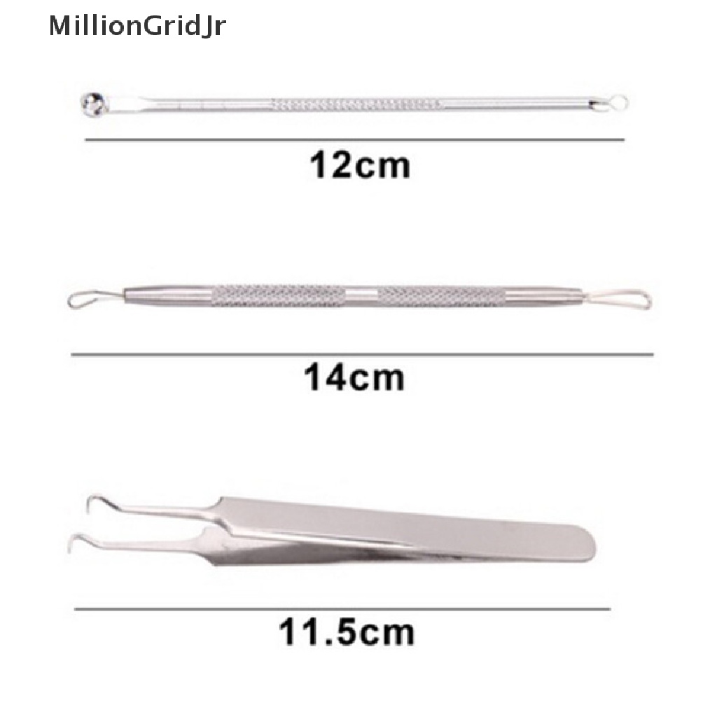 Set 3 Dụng Cụ Nặn Mụn Bằng Inox Tiện Dụng