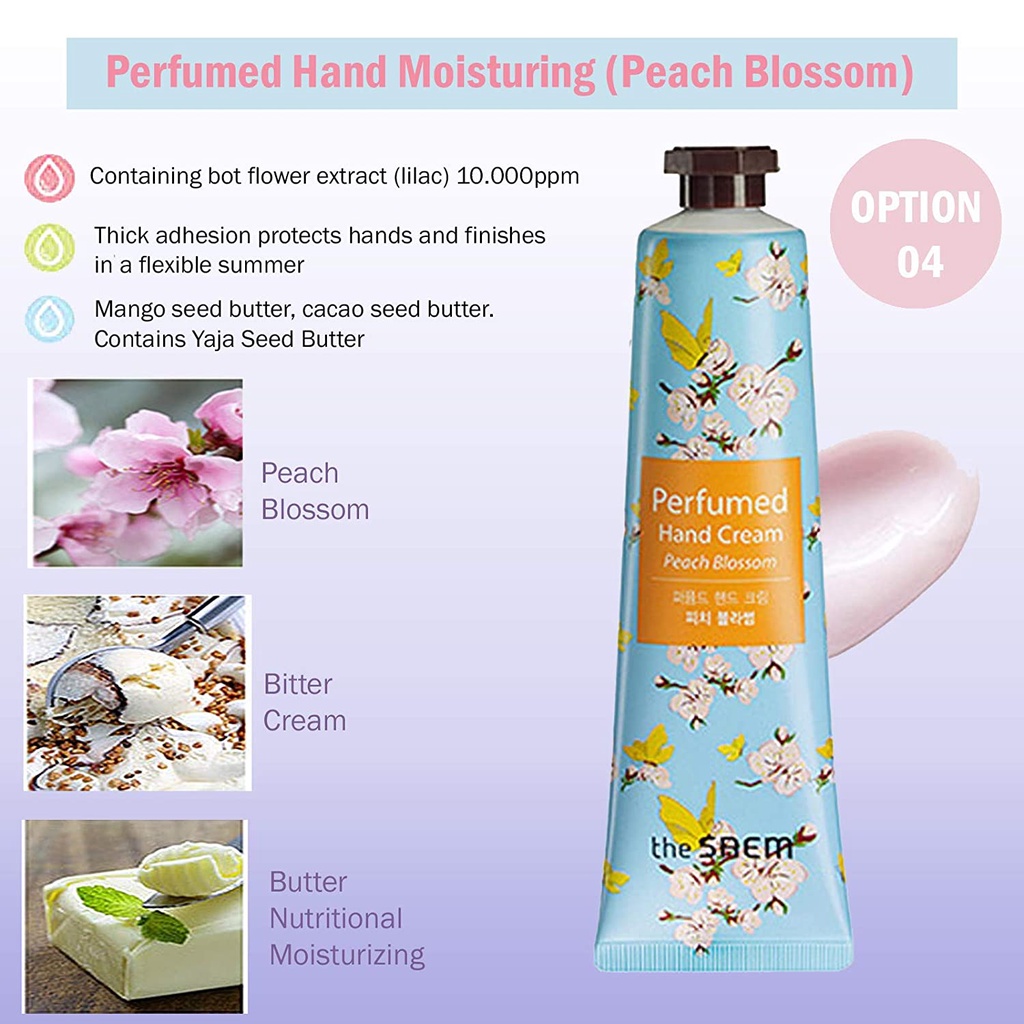 Kem Dưỡng Da Tay Hương Nước Hoa the SAEM Perfumed Hand Cream 30ml