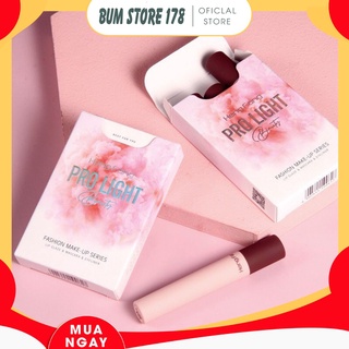Set trang điểm mắt môi Pro Light Heng Fang Beauty 4 món ( 1 set gồm Mascara + Kẻ mắt + 2 Son lì