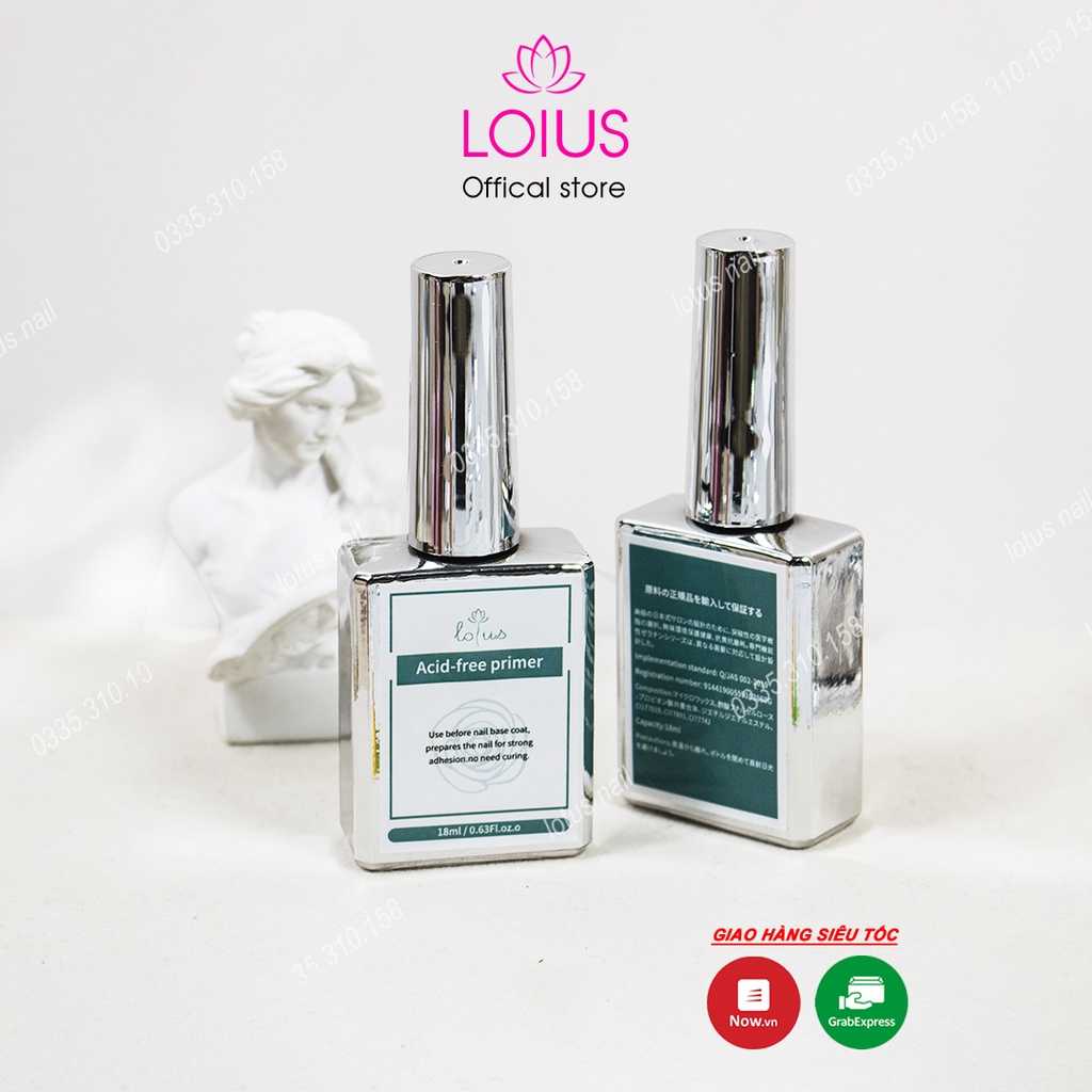 Kiềm dầu ( Primer ), khử dầu lotus chai 18ml