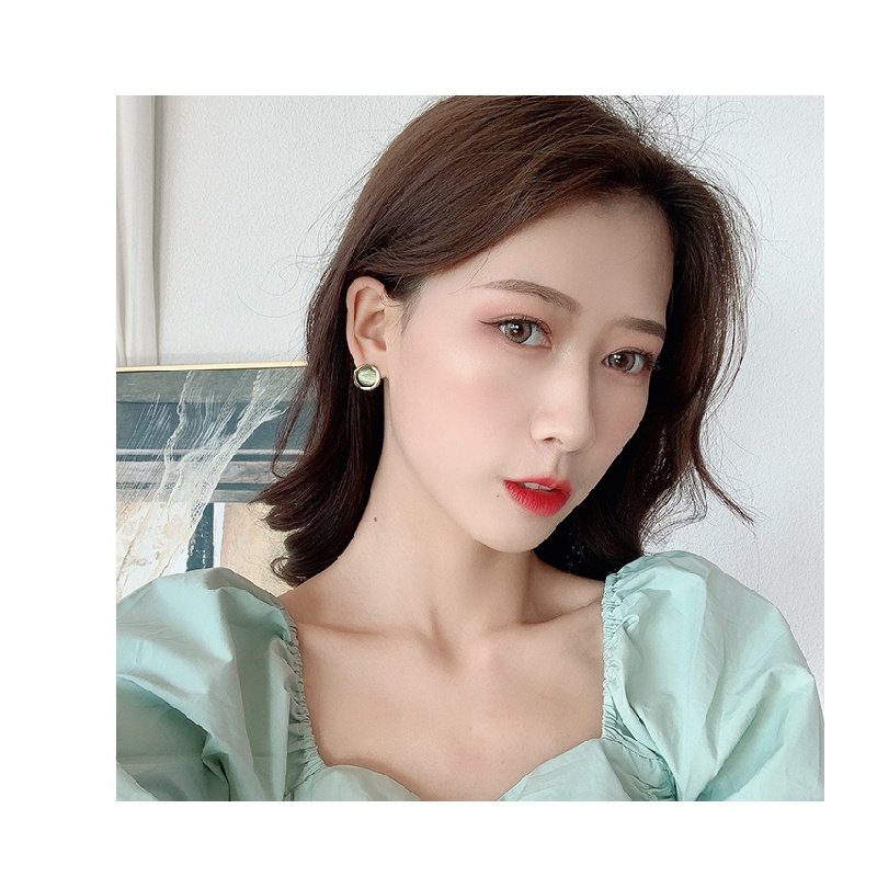 Opalstoneearstudssimpleands Phong Cách