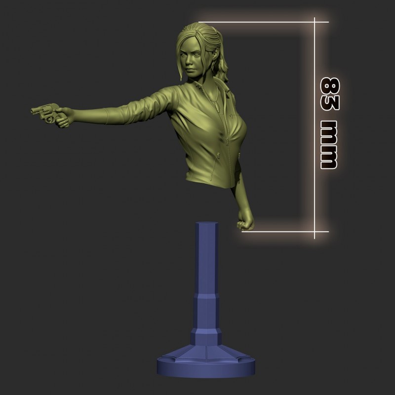 File in 3D Claire Radfield Resident Evil - Games