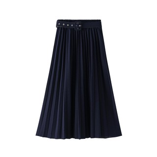 Chân váy xếp ly dáng dài