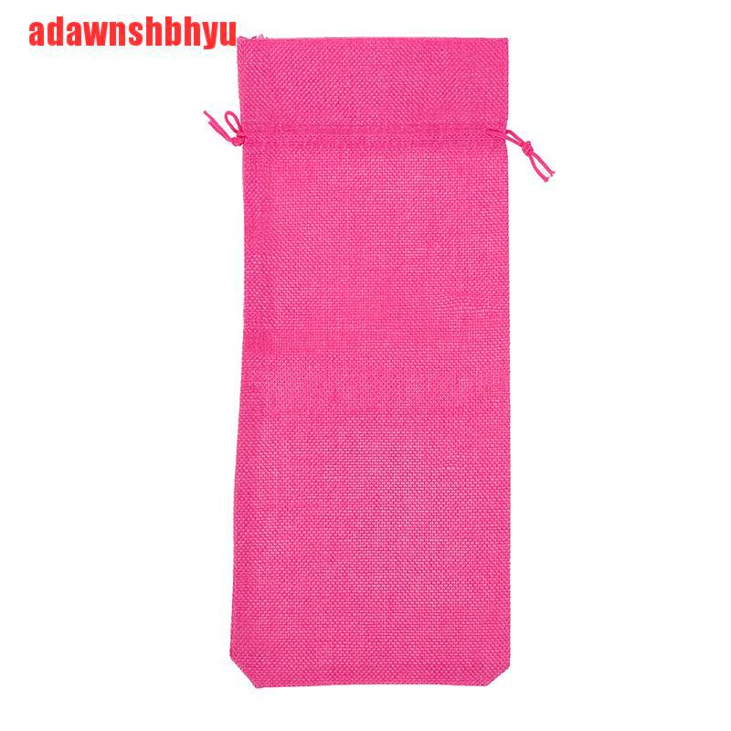 [adawnshbhyu]Red Wine Bottle Cover Gift Champagne Pouch Burlap Packaging Bag Party Decoration
