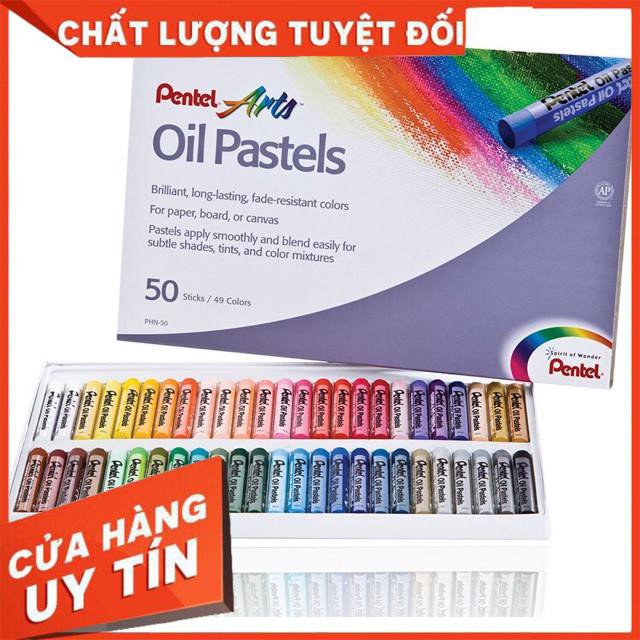 SÁP DẦU PENTEL BỘ 50 CÂY-PHN-50 Giá rẻ