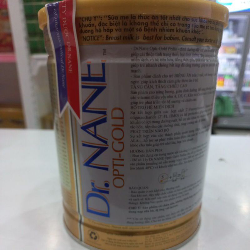 Sữa non Dr.NANE Pedia Dinh dưỡng chuyên biệt cho trẻ biếng ăn , lon 800g