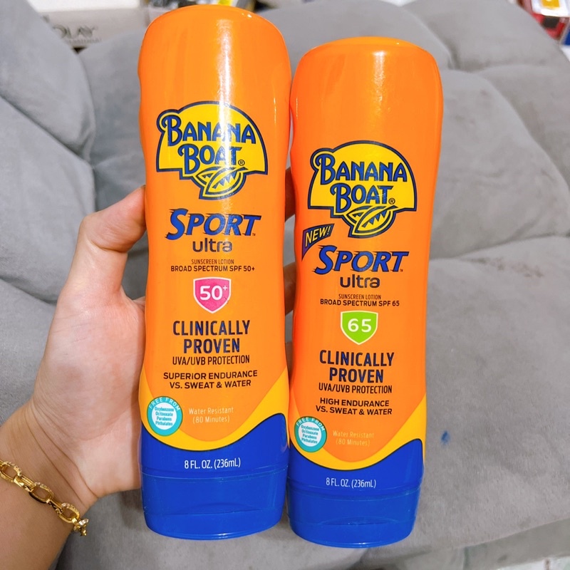 Kem chống nắng Banana Boat với spf50-Spf65 236ml