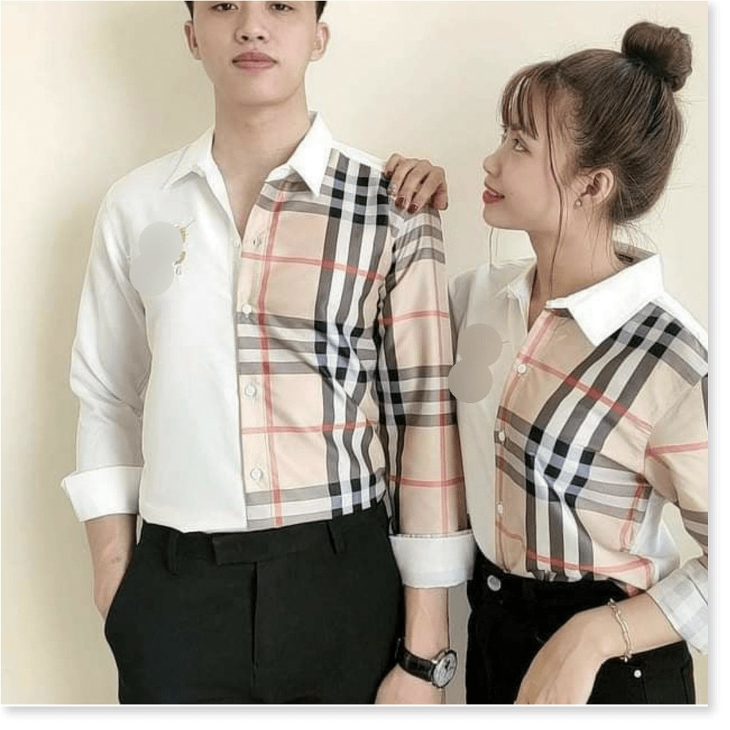 Áo sơ mi cặp đôi CỰC ĐẸP HOẠ TIẾT CARO DÀNH CHO CÁC CÁC BẠN TRẺ KME FASHION