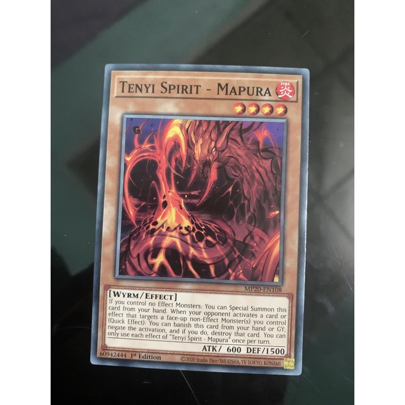 bài yugioh: tenyi spirit-mapura
