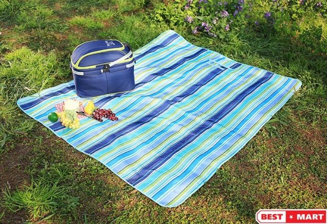 Thảm Du Lịch Chống Nước Gấp Gọn Thảm Đi Phượt Dã Ngoại Picnic Gấp Gọn Đa Năng