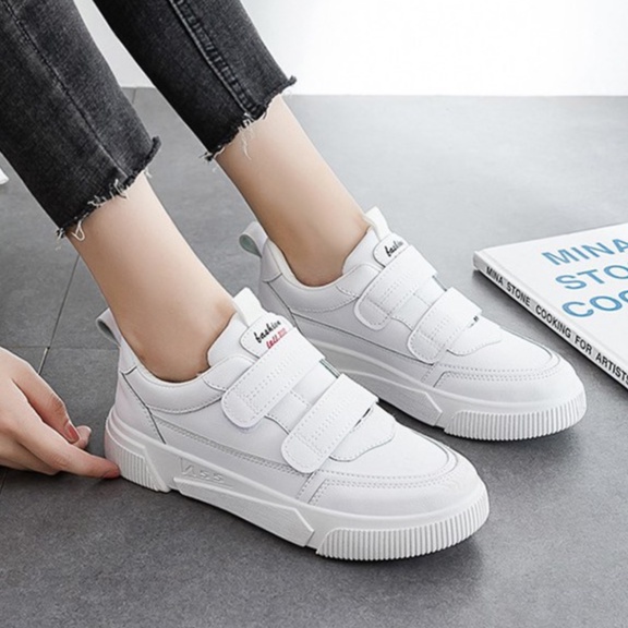Giày thể thao nữ giá rẻ sneaker nữ màu trắng đế bằng cao cấp ulzzang - TKB-C5C5 | BigBuy360 - bigbuy360.vn