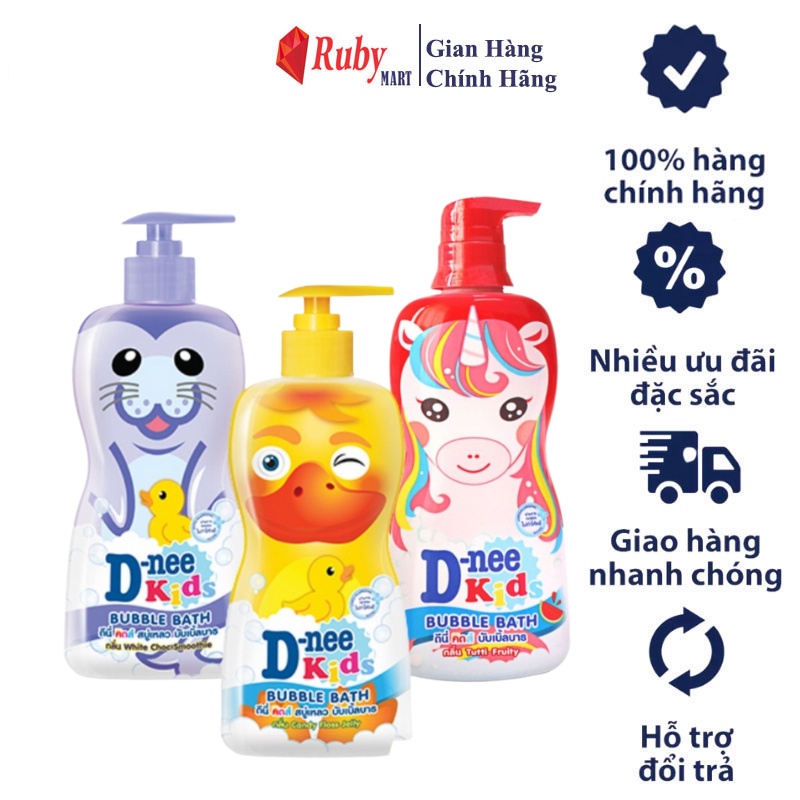 Sữa Tắm Gội Dnee-Kid Cho Bé Hình Thú 400ml Thái Lan