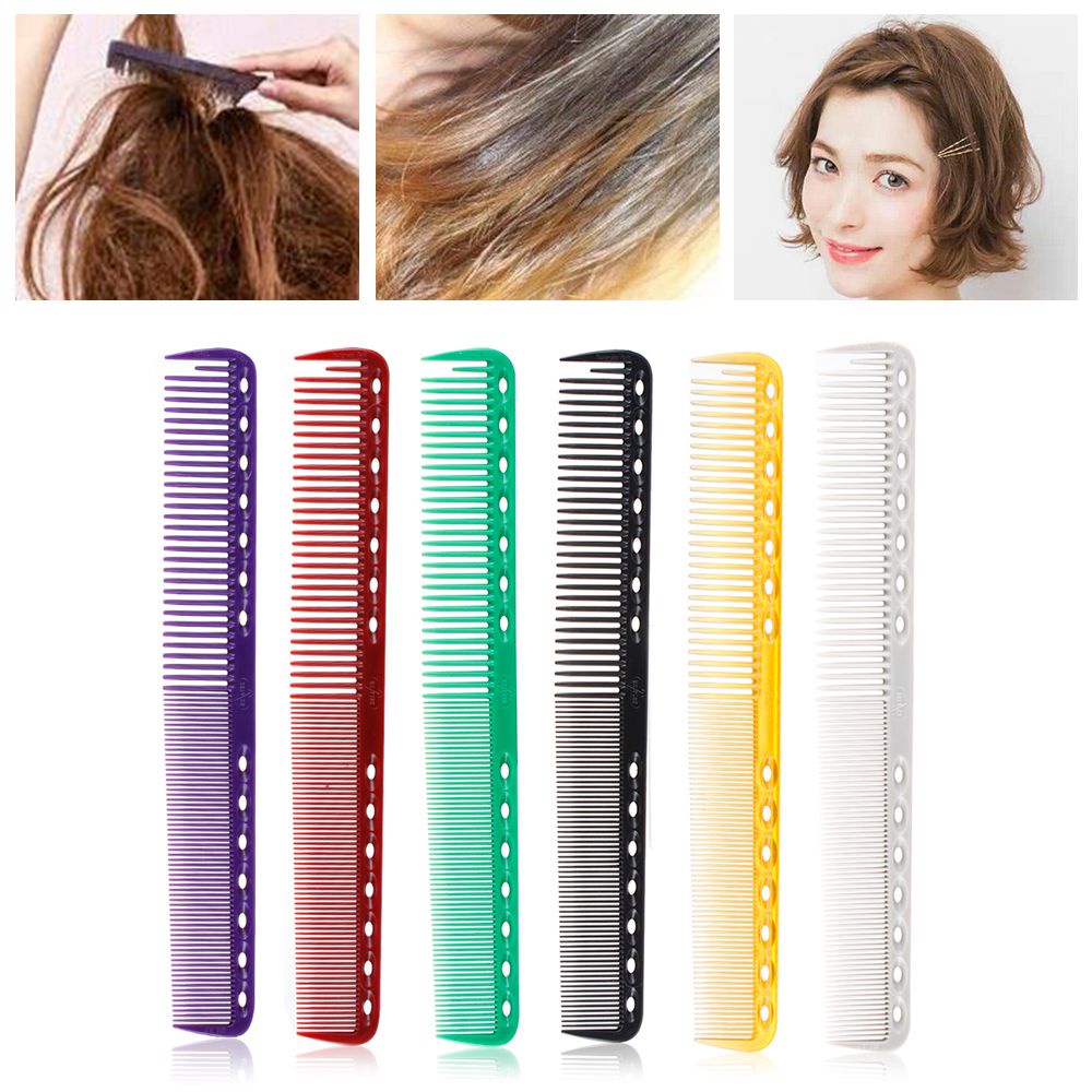 [Hàng mới về] Lược chải tóc gỡ rối chống tĩnh điện bằng nhựa chuyên nghiệp tùy chọn màu sắc