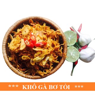 5OOGram Khô Gà Bơ Tỏi Thượng Hạn Thương Ngon Hương Vị Đậm Đà