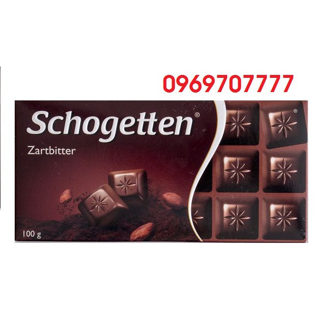CHOCOLATE SCHOGETTEN ZARTBITTER VỊ DARK CHOCO 100G