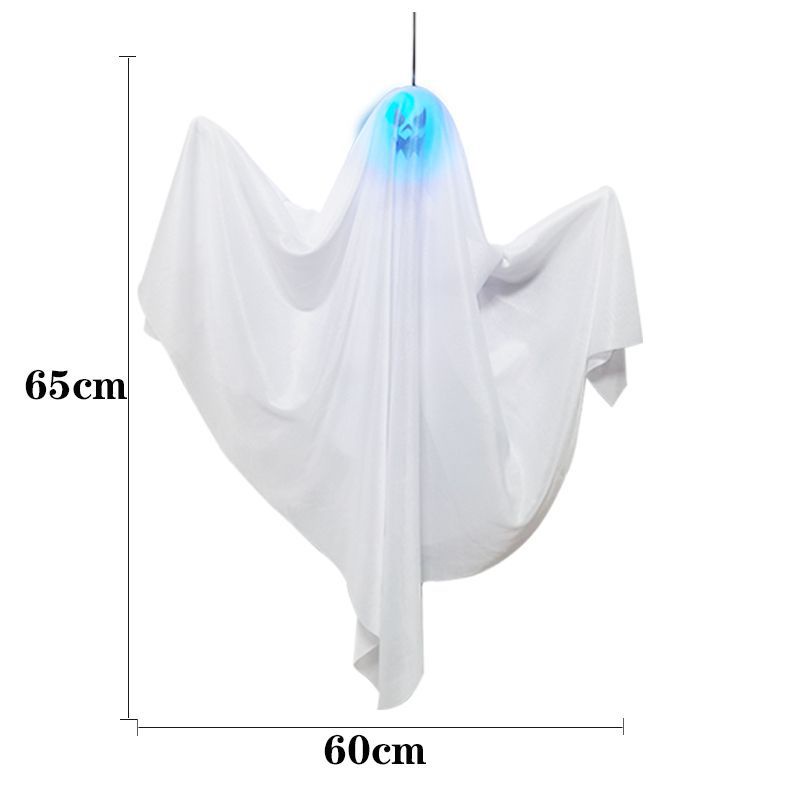 Cành Cây Cỏ Nhân Tạo Hình Ma Có Đèn LED Phát Sáng Trang Trí Halloween