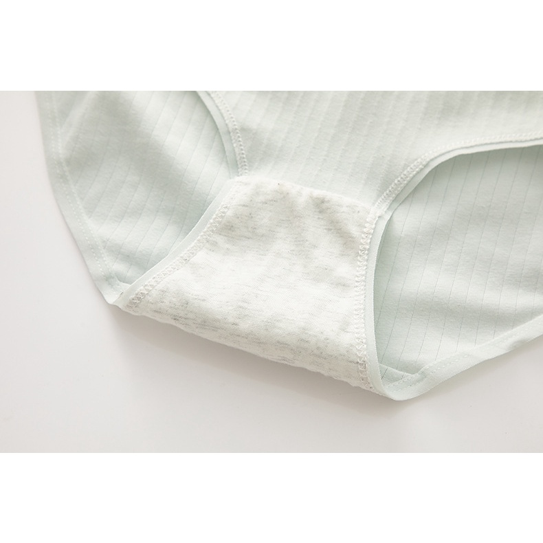 Quần lót nữ cotton trơn cao cấp thoáng khí co giãn kháng khuẩn 246 - HaSong