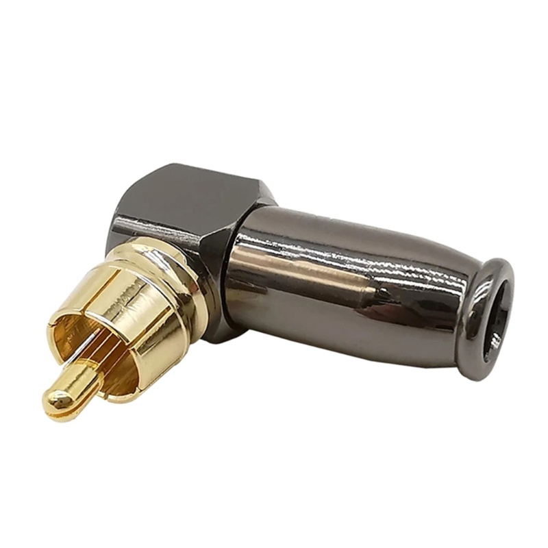 Đầu Nối Phích Cắm RCA Góc Phải Chuyên Dụng Cho Loa